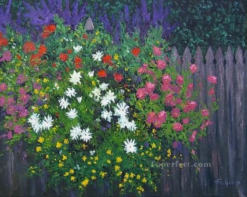 Garden Painting - yxf036bE impressionism garden